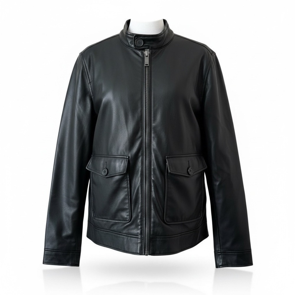 ✨ Calvin Klein‎ Men's Faux Leather Jacket – Size Small ✨